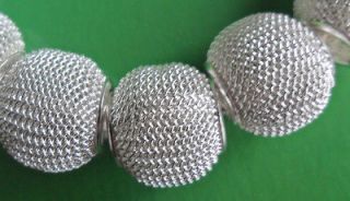   14mm Silver colors basketball wives earrings craft findings mesh beads