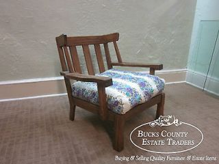Brandt Ranch Oak Living Room Lounge Arm Chair