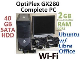   GX280, Mini Tower, Ubuntu, Complete Desktop Computer, Wi Fi, 2GB,A