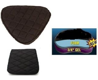 Motorcycle Gel Pads Driver and or Back Seat for Triumph Thunderbird 