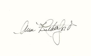   Careen   Gone With The Wind Hand Signed Index Card Autographed