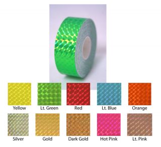 45 Roll of Vinyl Prism Tape for Hoops and Signs Twinkle Tape
