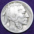 1935 D INDIAN HEAD BUFFALO NICKEL   VERY NICE OLD U.S. COIN   NATIVE 
