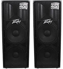   PV215D Dual 15 800W Active Powered DJ Speakers Class D Amplified