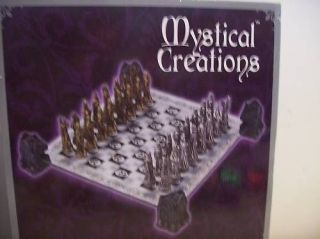 Mystical Creations Skeleton Chess Set new in box