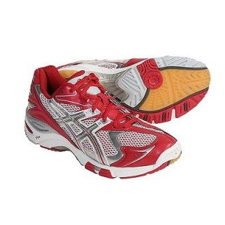 Asics Gel   Volleycross 2 Volleyball Sneaker Shoe Size 10.5 White/Red 