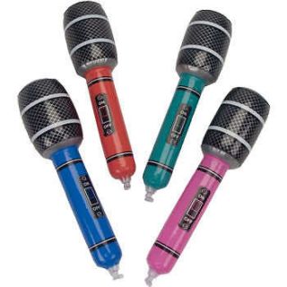 10.5 INFLATABLE BLUE MICROPHONE MUSICAL INSTRUMENT