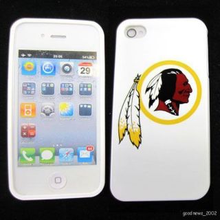   Redskins Soft Skin Case Cover for Apple iPhone 4 4S 4G Verizon Sprint