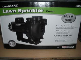 NEW Little Giant LS 15P Lawn Sprinkler Pump 1.5HP Irrigation Pump