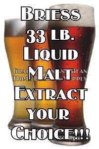 33lb. Briess Liquid Malt Extract, Liquid Malt Extract, Malt Extract 