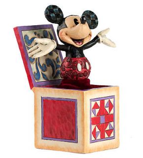   Disney   Mickey in the Box   Mickey Mouse Jack in the Box Figurine