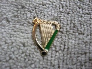 Irish Harp Pin Ireland Celtic Badge AOH LAOH New