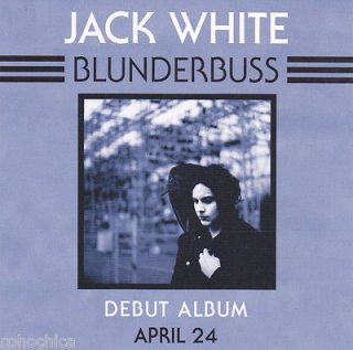 JACK WHITE STICKER Blunderbuss 2012 OFFICIAL PROMO White Stripes MINT 