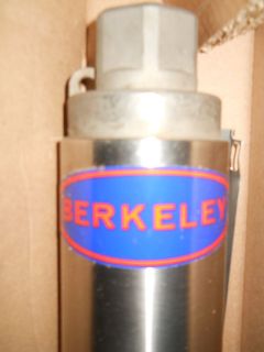 NEW Berkeley L7P4GMGS 03B 4 Inch 7 gpm 2 HP Submersible Well Pump