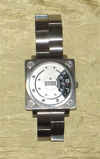   LONDON STORM AEROX SILVER STAINLESS STEEL BRACELET JAPAN MOVT SQUARE