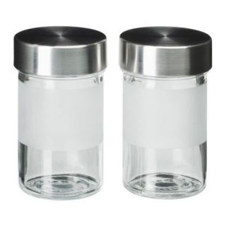 IKEA DROPPAR Set of 2 Spice Jars Transparent Glass Brand New