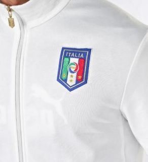   TAGS Puma ITALY MENS  ITALIA Official 2012 SOCCER TRACK JACKET WHITE