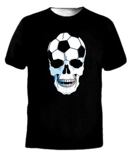 Custom Soccer Skull Logo Jersey T Shirt All Sizes