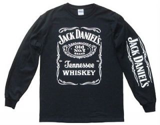 NEW Mens Adult Long Sleeve Jack Daniels Country Rock Alcohol T 