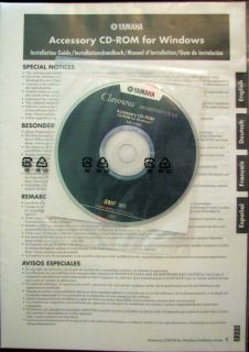 New Yamaha Clavinova Portatone Accessory CD ROM for Windows, Plus Its 
