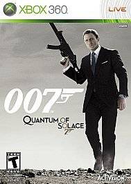 New James Bond 007 Quantum of Solace/w free T shirt Xbox360