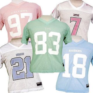   JERSEY BREAST CANCER AWARENESS DAZZLE STYLE REEBOK FOOTBALL TEAM NEW