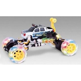 Rechargeable Monster RC Remote Control Car Toy Lights Up Music Spins 