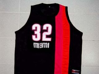 SHAQUILLE ONEAL MIAMI FLORIDIANS RETRO JERSEY SHAQ BLACK NEW ANY 