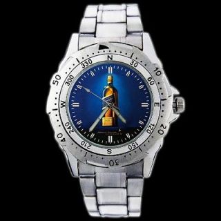 Johnnie Walker Blue Label H Stainless Steel Watch