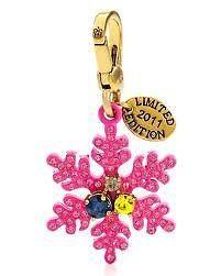 NIB Juicy Couture Limited Edition Pink Snowflake Charm