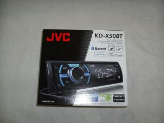 JVC KD X50BT Digital Media Receiver Bluetooth USB Pandora Radio 