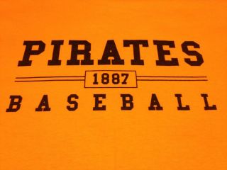 Pittsburgh Pirates 1887 BRIGHT GOLD T Shirt NEW PNC Park SGA 9/28/12