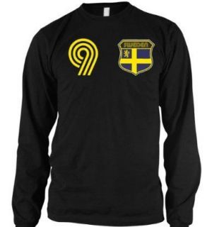 Sweden Flag Shield Sports Jersey Thermal Long Sleeve