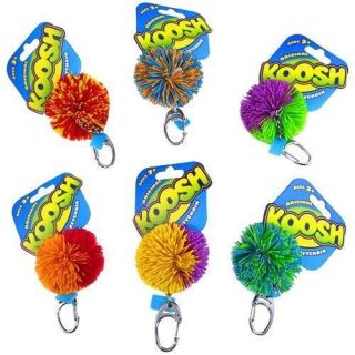 Koosh Ball Keychain Stress Relax Quiet Fidget Toy Autism Special Need 