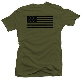 USA Flag Military Army Ranger Tactical PT Mens Patriotic American New 