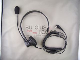   EAR HEADSET WITH PTT FOR KENWOOD RADIOS TK280 TK380 TK3180 TK3140