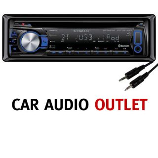 Kenwood Car Stereo KDC BT42U CD  Aux In USB & Bluetooth iPod iPhone 