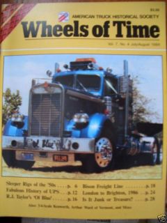 UPS History – Bison Freight Lines – ¾ Kenworth Truck