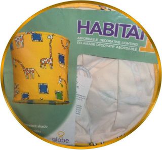   Fabric Pendant Yellow Spotted GIRAFFE Jungle Baby Safari Free Ship +2