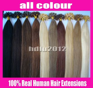 pre bonded human hair extensions in Womens Hair Extensions