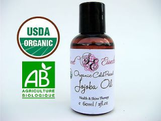 USDA Certified 100% Pure Organic Golden Jojoba Oil  2oz  Imported From 