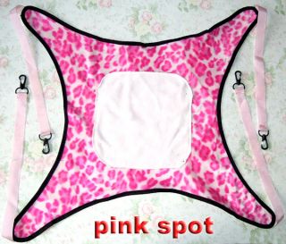   PET Rat Ferret Chinchilla Mini cat dog Hammock Bed / Net Toy Pink/Bed