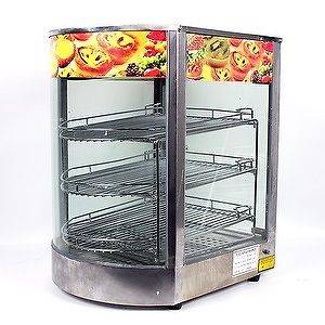 New MTN Commercial Stainless Steel Countertop Food Pizza Display 