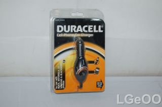 DURACELL DU5218 Multi Cell Phone Car Charger for Nokia Motorola LG 