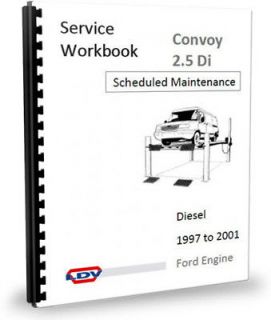 LDV Convoy Workshop Manual 2.5Di 1997 01 Schedu. Maint.