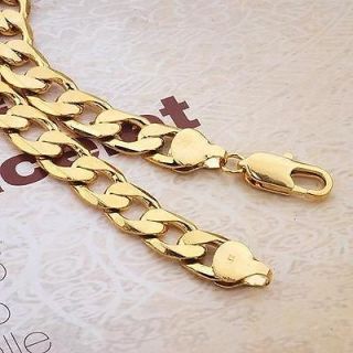 COOL Boutique Yellow gold filled Mens necklace 23.6 inch chain # 