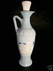 Light Blue and White Greek Pitcher Socrates Aristotle Plato with 