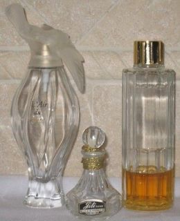   French Perfume Bottle LE GALION Sortilege Vtg Glass JILI Lair de Temp