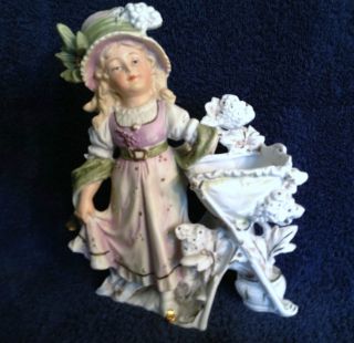 victorian porcelain lady figurine