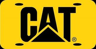 Caterpillar CAT Yellow Logo License Plate Sign 12x6 NEW HIGH QUALITY 